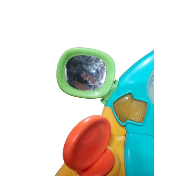 Bright Starts Lights & Colors Driver Steering Wheel Dash Activity Toy w/ Mirror - Picture 9 of 9